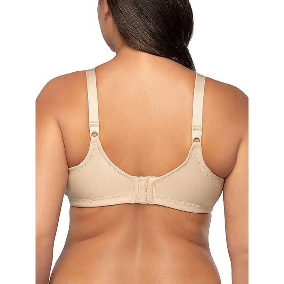 New Vanity Fair Womens 42B Beige Full Figure Beauty Back Smoothing Wirefree Bra - Picture 3 of 5